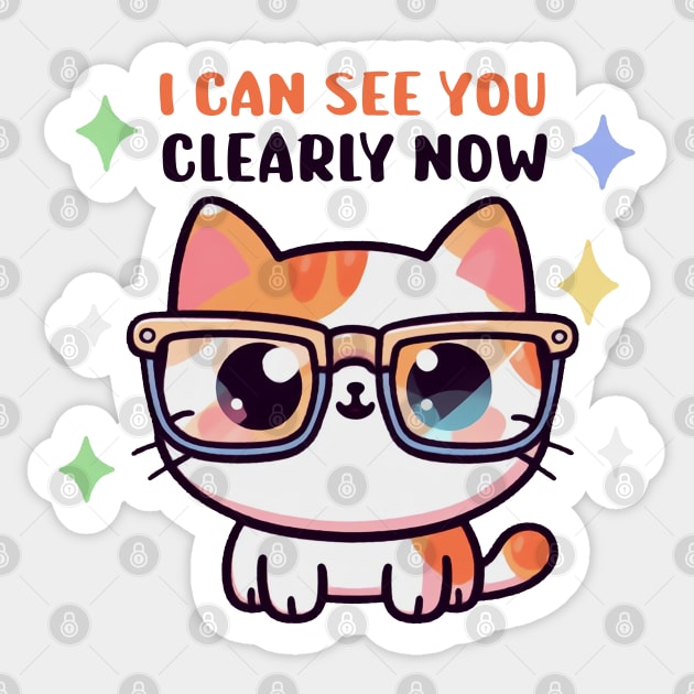 I Can See you Clearly Now Sticker by Mad&Happy